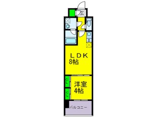 ﾊﾟﾗｺﾞﾝ梅南ｽﾃｰｼｮﾝﾌﾛﾝﾄの物件間取画像